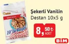 DESTAN ŞEKERLİ VANİLİN 10X5 G
